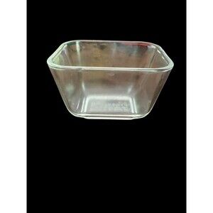 Vintage Pyrex Refrigerator Dish 501-B Clear Glass - BOWL ONLY